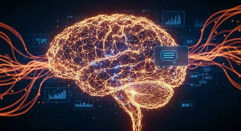 Abstracte AI illustratie